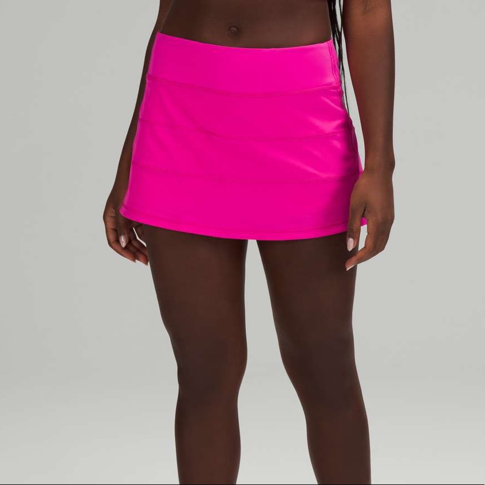 Lululemon Sonic Pink Pace Rival Skirt Size 4